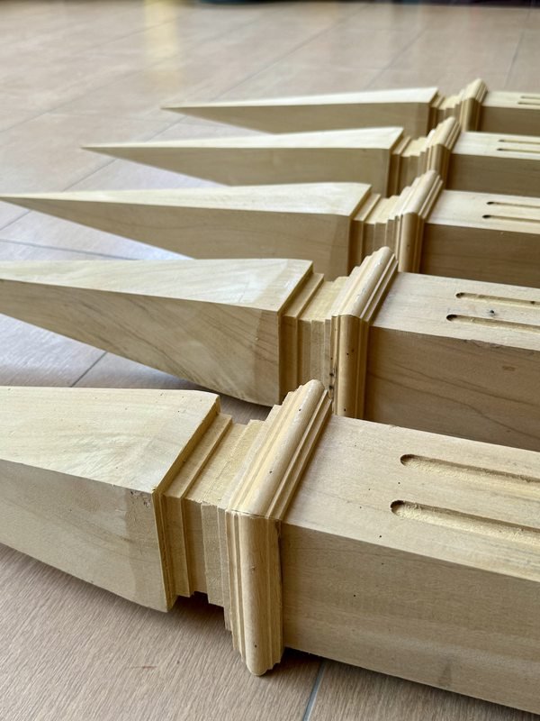 Chengal Wood Roof Finial
